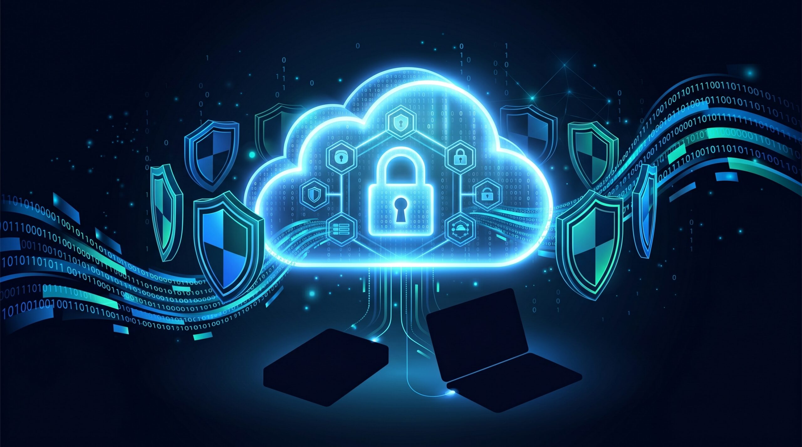 Acronis Cyber Protect Home review 2026 — cloud backup vault shield data streams illustration Apps Champ