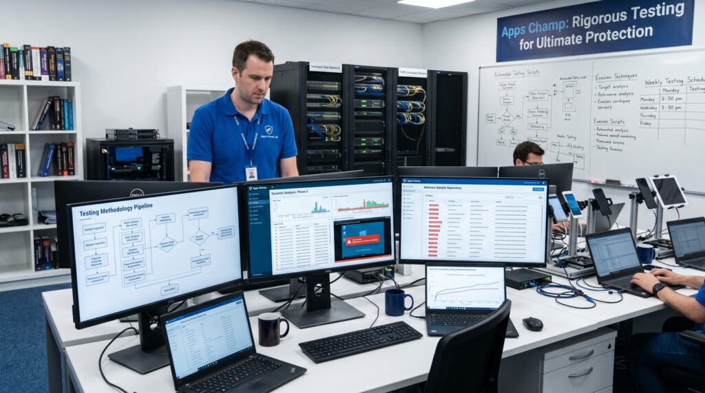 best anti-malware software 2026 testing methodology Apps Champ