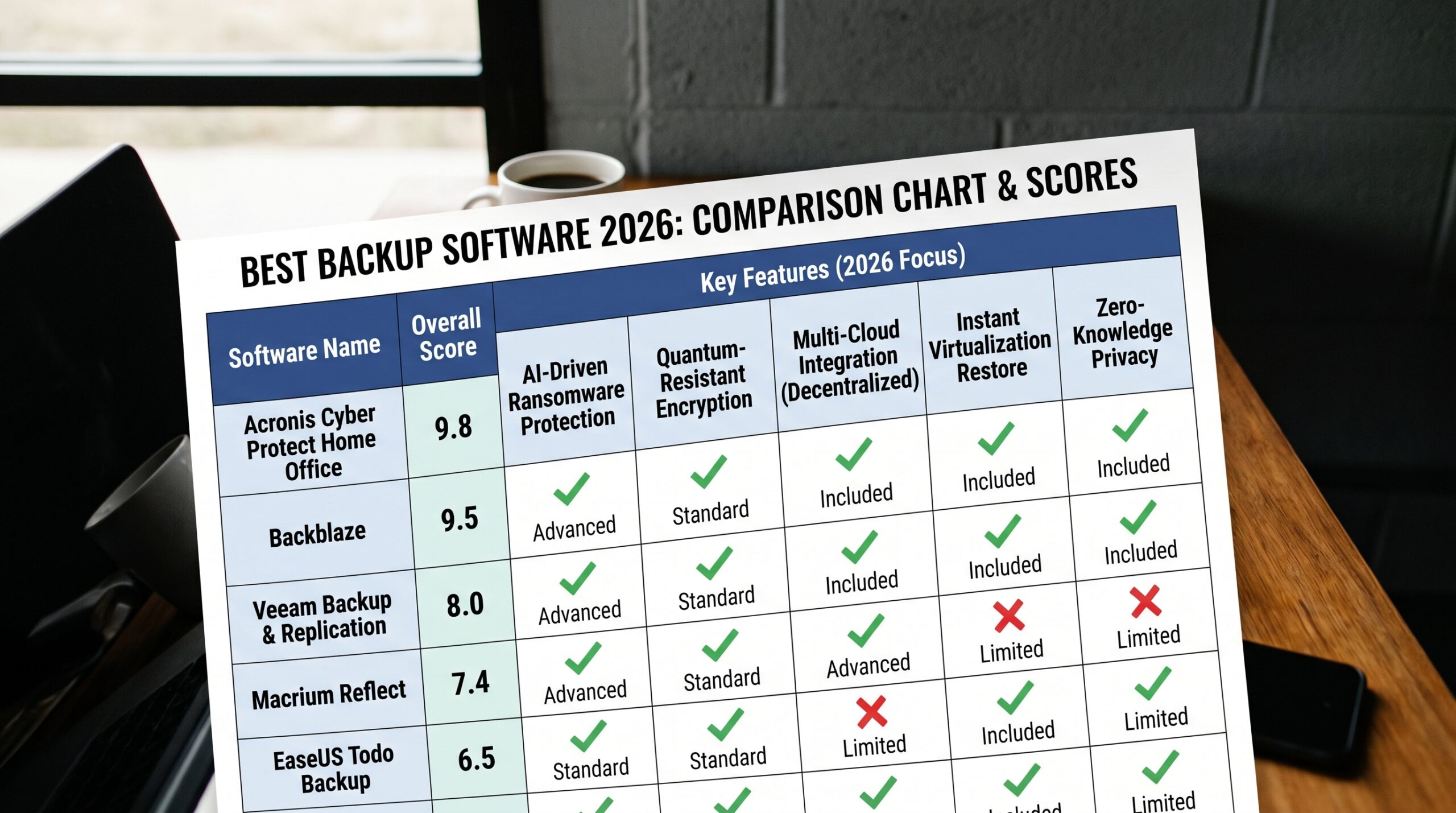 best backup software 2026 comparison chart Apps Champ
